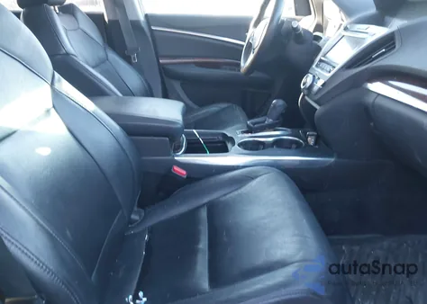 2014 Acura Mdx Technology Package z USA, uszkodzony, nr VIN 5FRYD4H41EB020268